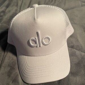 Alo White Trucker Hat